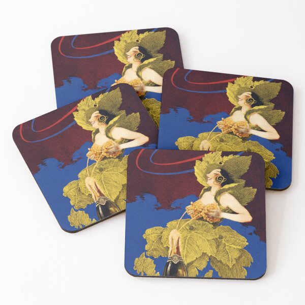 Item preview, Champagne Poster Art Deco Woman Vintage Collectors designed and sold by RickE.