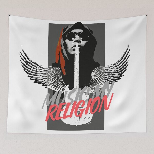 Item preview, MUSIC MY RELIGION designed and sold by CemDigitalArt.
