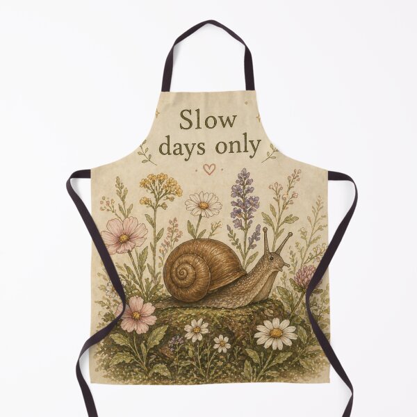 Item preview, Slow Days Only – Relaxed Cottagecore Lifestyle Design designed and sold by InkWanderStudio.