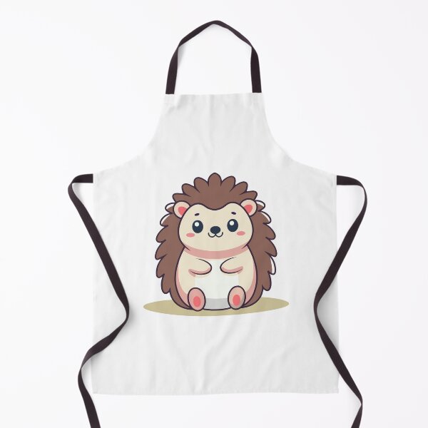 Item preview, Cute Sitting Hedgehog Cartoon with Prickles designed and sold by mjowsc.