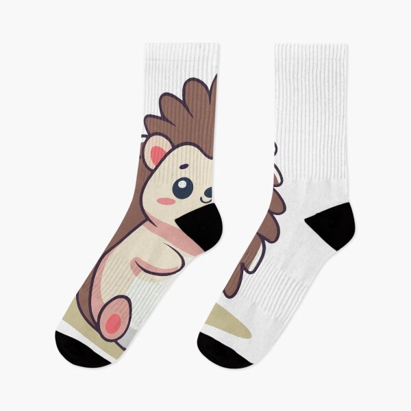 Item preview, Cute Sitting Hedgehog Cartoon with Prickles designed and sold by mjowsc.