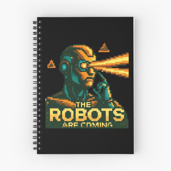 Item preview, Robot The Bots Are Coming AI Sci Fi Futuristic Android AI Tech Graphic Tee designed and sold by TEEJAMBOREE.