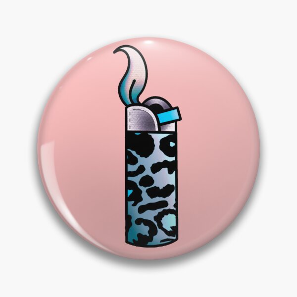 Item preview, Blue Lighter Tattoo Flash designed and sold by Tattoosbyem.