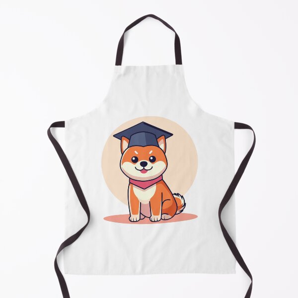 Item preview, Cute Shiba Inu Dog in Graduation Cap and Scarf designed and sold by mjowsc.