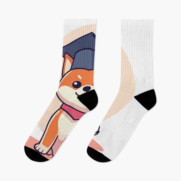 Item preview, Cute Shiba Inu Dog in Graduation Cap and Scarf designed and sold by mjowsc.