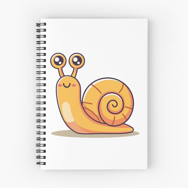 Item preview, Cute Snail with Big Eyes and Shell Cartoon designed and sold by mjowsc.