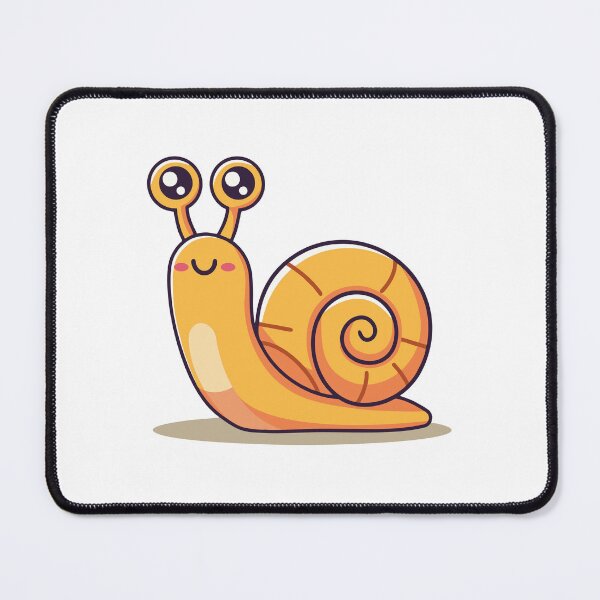 Item preview, Cute Snail with Big Eyes and Shell Cartoon designed and sold by mjowsc.