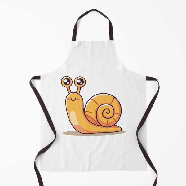 Item preview, Cute Snail with Big Eyes and Shell Cartoon designed and sold by mjowsc.
