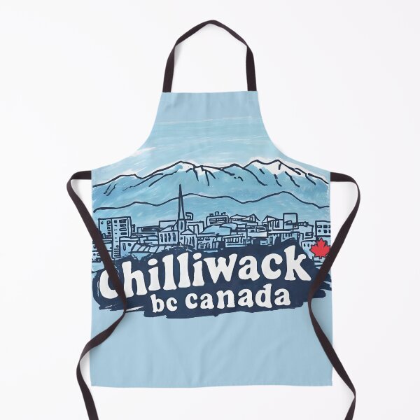 Item preview, Chilliwack BC Canada Cute Blue Skyline City Landscape designed and sold by HowToCanadian.