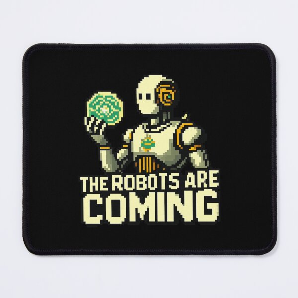 Item preview, Robot The Bots Are Coming AI Sci Fi Futuristic Android AI Tech Graphic Tee designed and sold by TEEJAMBOREE.