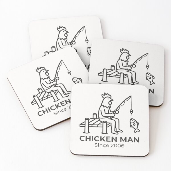 Item preview, Chicken Man fishing designed and sold by Chicken Man Designs.