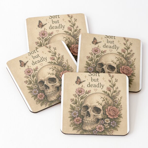 Item preview, Soft But Deadly – Cute but Fierce Cottagecore Design designed and sold by InkWanderStudio.