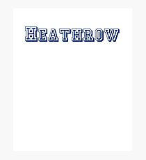 Heathrow Photographic Print