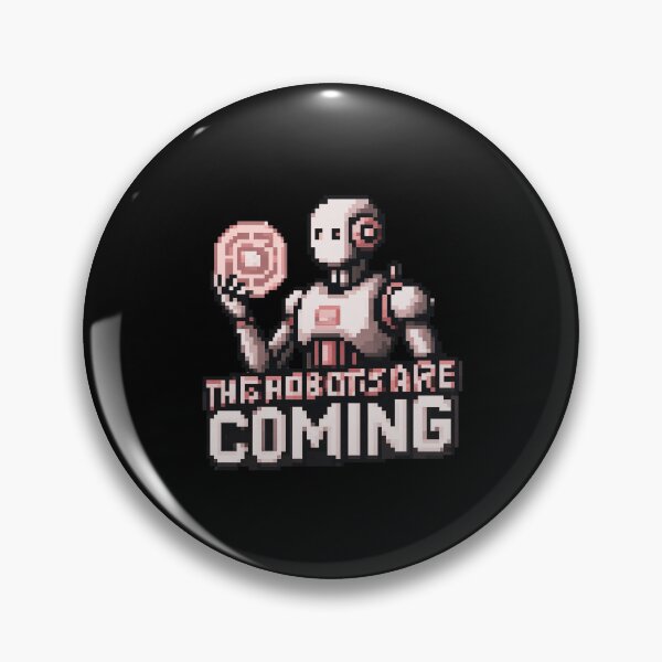 Item preview, Robot The Bots Are Coming AI Sci Fi Futuristic Android AI Tech Graphic Tee designed and sold by TEEJAMBOREE.