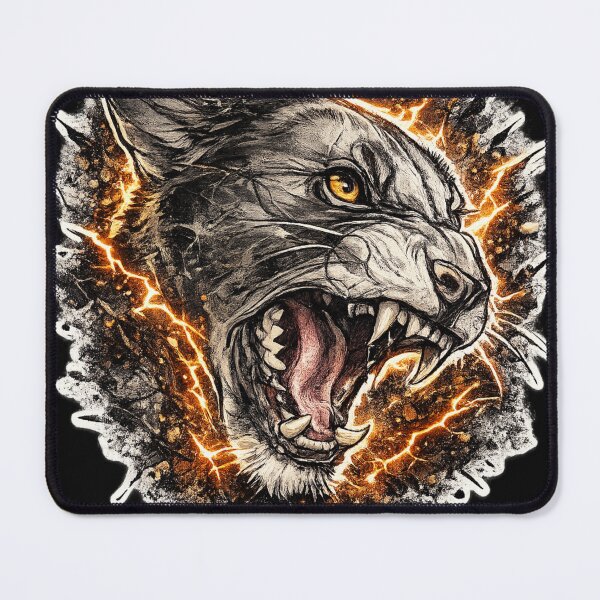 Item preview, Fierce Panther – Wild Rage Beast Sticker designed and sold by KeiiMarket.