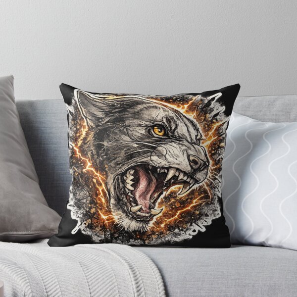 Item preview, Fierce Panther – Wild Rage Beast Sticker designed and sold by KeiiMarket.
