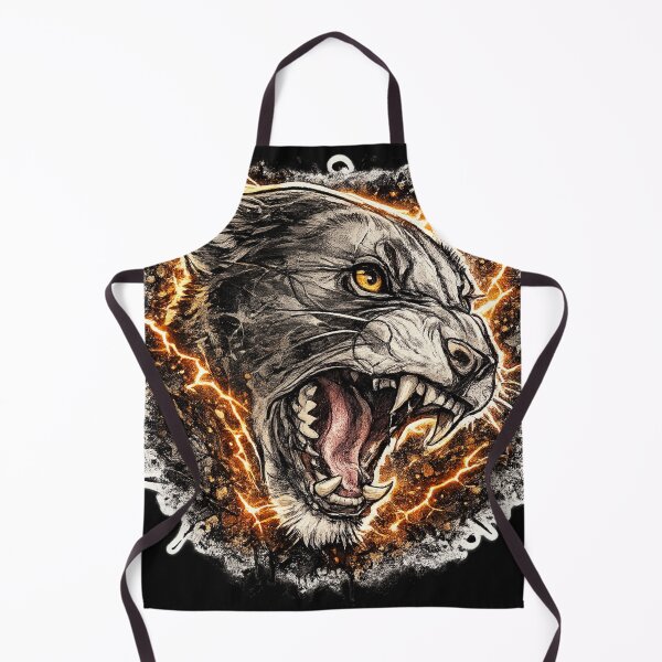 Item preview, Fierce Panther – Wild Rage Beast Sticker designed and sold by KeiiMarket.