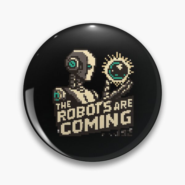 Item preview, Robot The Bots Are Coming AI Sci Fi Futuristic Android AI Tech Graphic Tee designed and sold by TEEJAMBOREE.