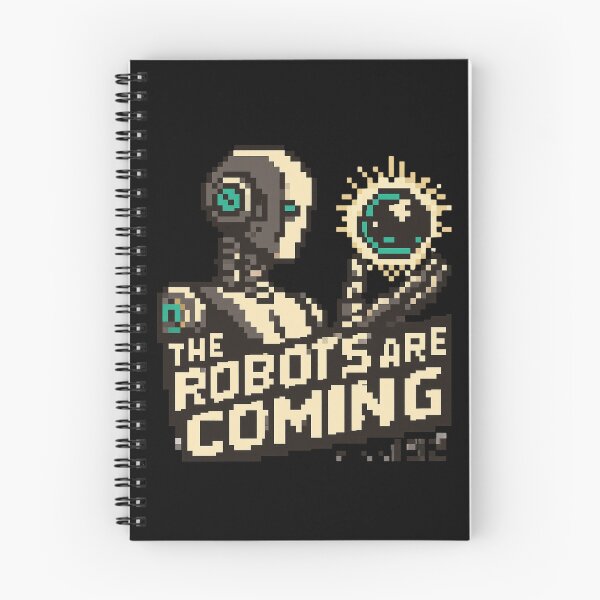 Item preview, Robot The Bots Are Coming AI Sci Fi Futuristic Android AI Tech Graphic Tee designed and sold by TEEJAMBOREE.