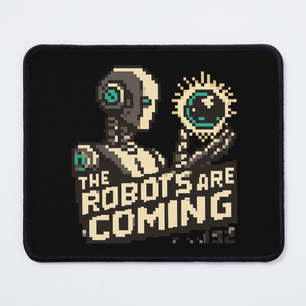Item preview, Robot The Bots Are Coming AI Sci Fi Futuristic Android AI Tech Graphic Tee designed and sold by TEEJAMBOREE.