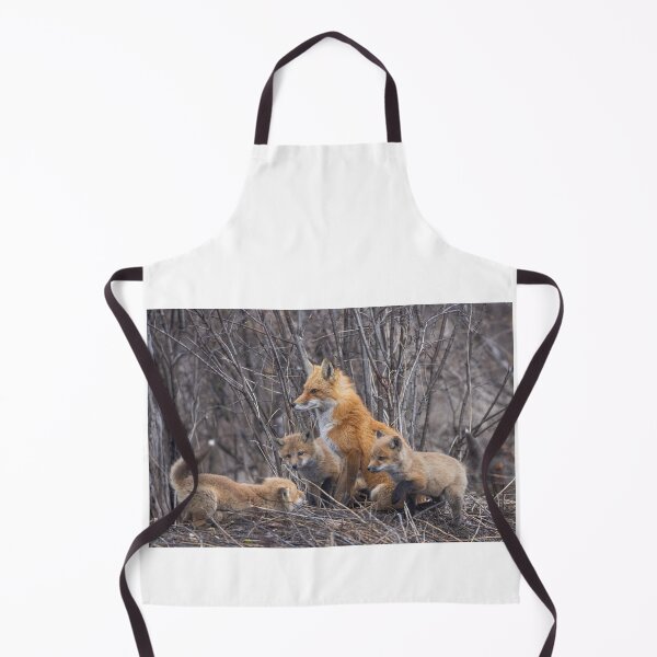 Item preview, Mama red fox and her kits designed and sold by James Cumming.