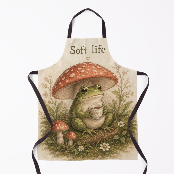 Item preview, Soft Life Aesthetic Quote – Cozy Cottagecore Minimal Design designed and sold by InkWanderStudio.