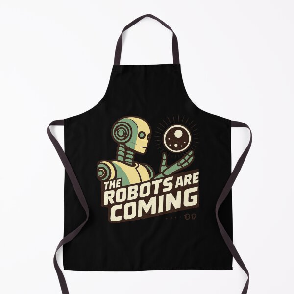 Item preview, Robot The Bots Are Coming AI Sci Fi Futuristic Android AI Tech Graphic Tee designed and sold by TEEJAMBOREE.