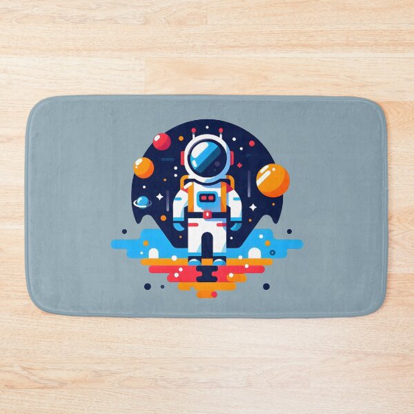 Item preview, Cute Astronaut in Space – Colorful Galaxy Illustration designed and sold by PalmixArt.