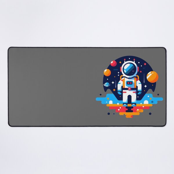 Item preview, Cute Astronaut in Space – Colorful Galaxy Illustration designed and sold by PalmixArt.
