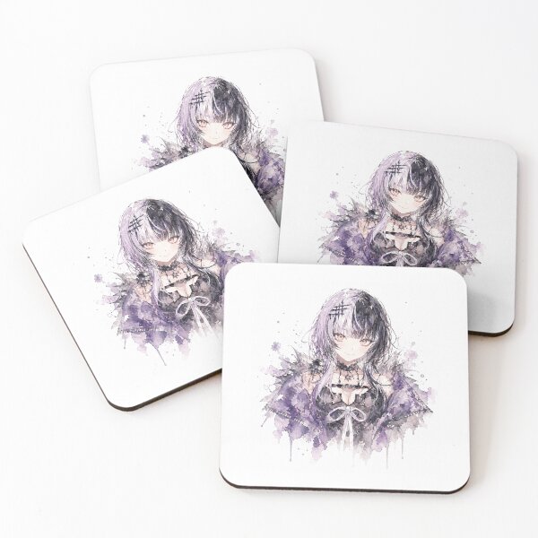 Item preview, Shiori Novella Watercolor Portrait designed and sold by ChromiraStudios.