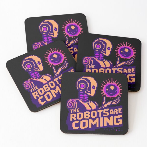 Item preview, Robot The Bots Are Coming AI Sci Fi Futuristic Android AI Tech Graphic Tee designed and sold by TEEJAMBOREE.