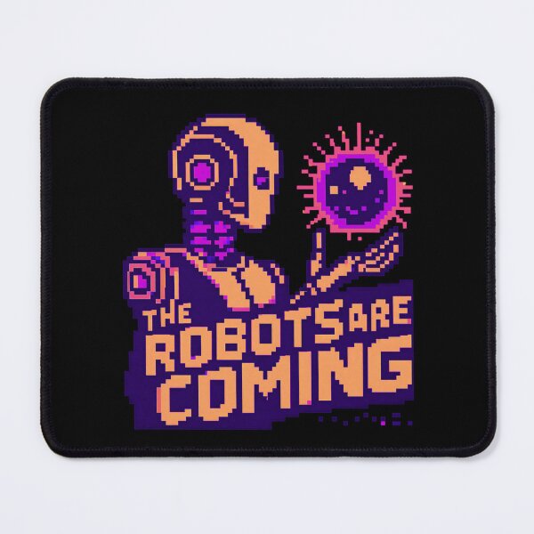 Item preview, Robot The Bots Are Coming AI Sci Fi Futuristic Android AI Tech Graphic Tee designed and sold by TEEJAMBOREE.