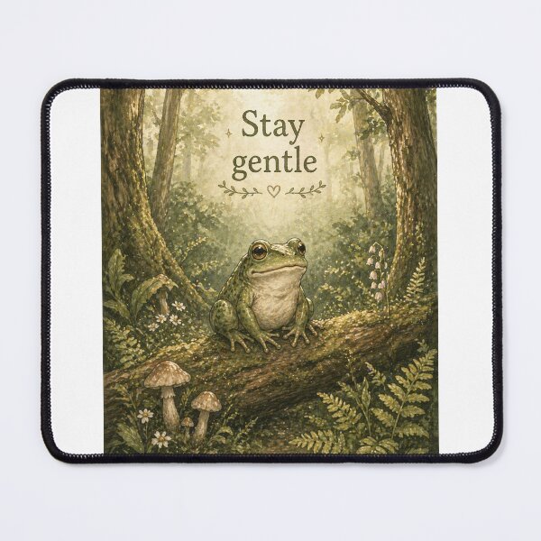 Item preview, Stay Gentle – Soft Reminder Cottagecore Quote Design designed and sold by InkWanderStudio.
