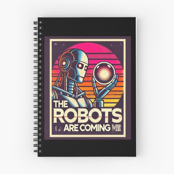 Item preview, Robot The Bots Are Coming AI Sci Fi Futuristic Android AI Tech Graphic Tee designed and sold by TEEJAMBOREE.