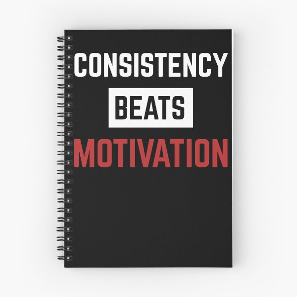 Item preview, Consistency Beats Motivation | Gym Discipline & Fitness Mindset Quote designed and sold by VizoArt-Studio.