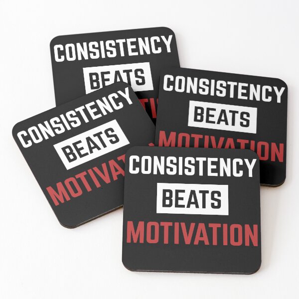 Item preview, Consistency Beats Motivation | Gym Discipline & Fitness Mindset Quote designed and sold by VizoArt-Studio.