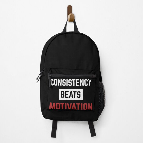 Item preview, Consistency Beats Motivation | Gym Discipline & Fitness Mindset Quote designed and sold by VizoArt-Studio.