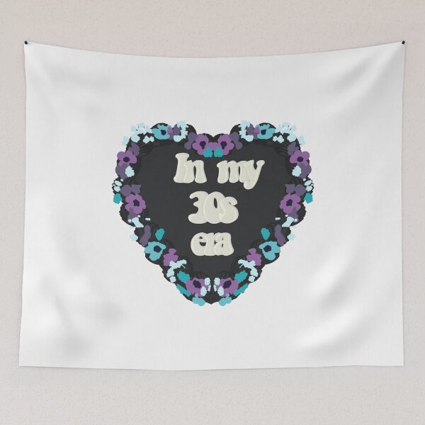Item preview, In my Thirties Era Love Heart Birthday Cake designed and sold by FreeOrca.