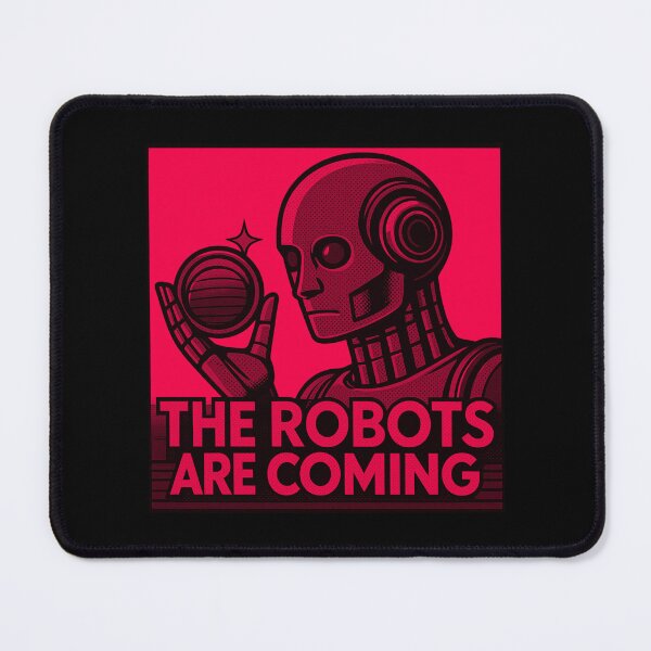 Item preview, Robot The Bots Are Coming AI Sci Fi Futuristic Android AI Tech Graphic Tee designed and sold by TEEJAMBOREE.