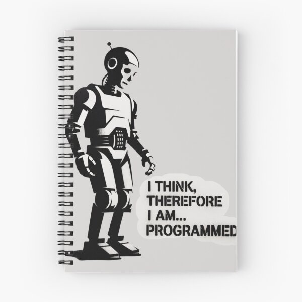 Item preview, Banksy AI - I think, therefore I am... programmed. designed and sold by 123ks.