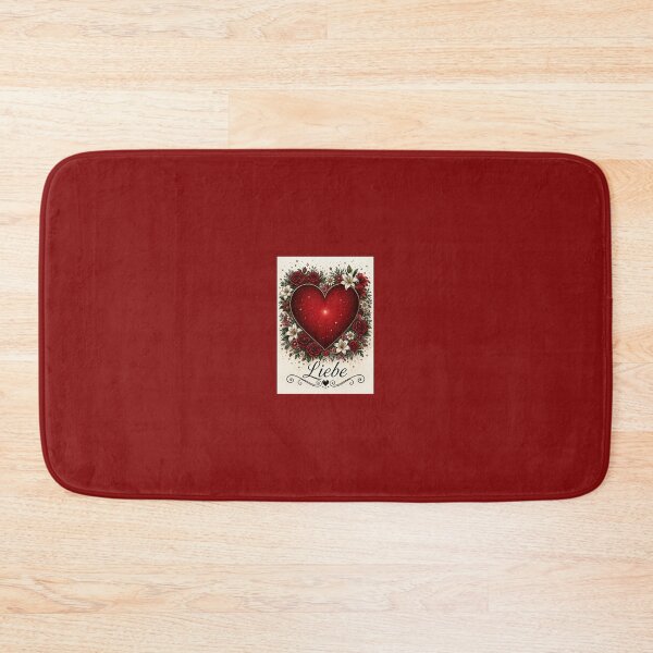 Item preview, Love in deep red / Heart full of passion and floral magic designed and sold by engelsinne777.