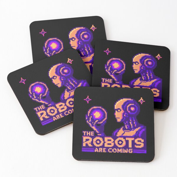 Item preview, Robot The Bots Are Coming AI Sci Fi Futuristic Android AI Tech Graphic Tee designed and sold by TEEJAMBOREE.