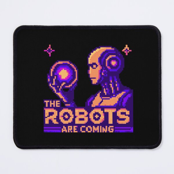 Item preview, Robot The Bots Are Coming AI Sci Fi Futuristic Android AI Tech Graphic Tee designed and sold by TEEJAMBOREE.