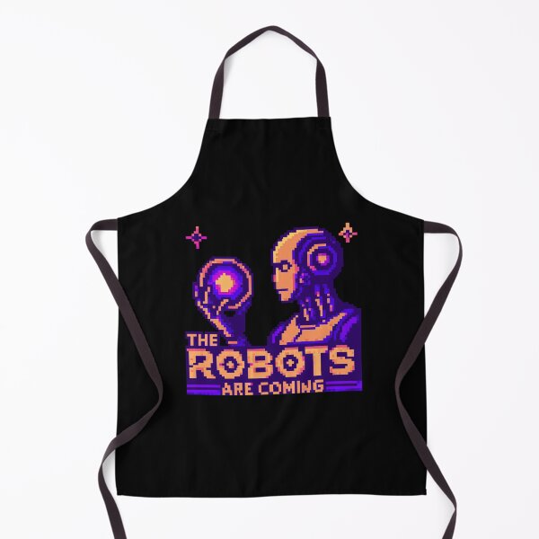 Item preview, Robot The Bots Are Coming AI Sci Fi Futuristic Android AI Tech Graphic Tee designed and sold by TEEJAMBOREE.