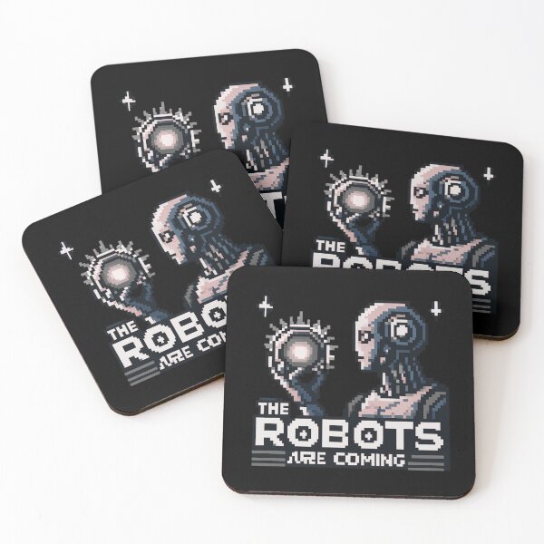 Item preview, Robot The Bots Are Coming AI Sci Fi Futuristic Android AI Tech Graphic Tee designed and sold by TEEJAMBOREE.