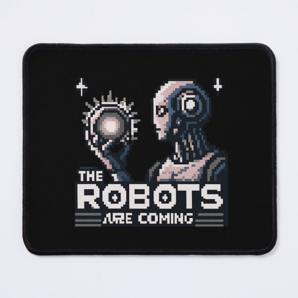 Item preview, Robot The Bots Are Coming AI Sci Fi Futuristic Android AI Tech Graphic Tee designed and sold by TEEJAMBOREE.