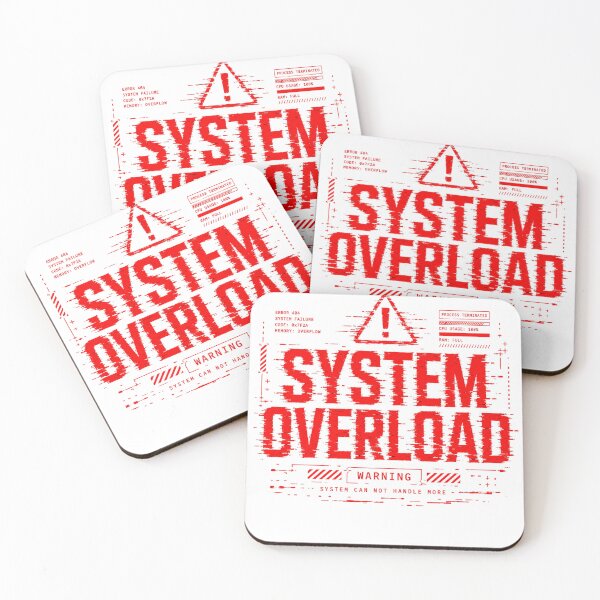 Item preview, System Overload Glitch Shirt – Warning Error Cyberpunk Red Aesthetic designed and sold by unglaublichGut.