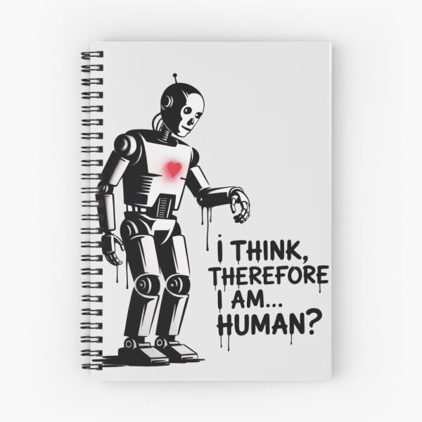 Item preview, Banksy AI - I think, therefore I am... human? designed and sold by 123ks.