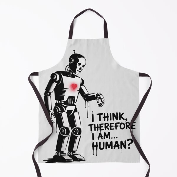 Item preview, Banksy AI - I think, therefore I am... human? designed and sold by 123ks.
