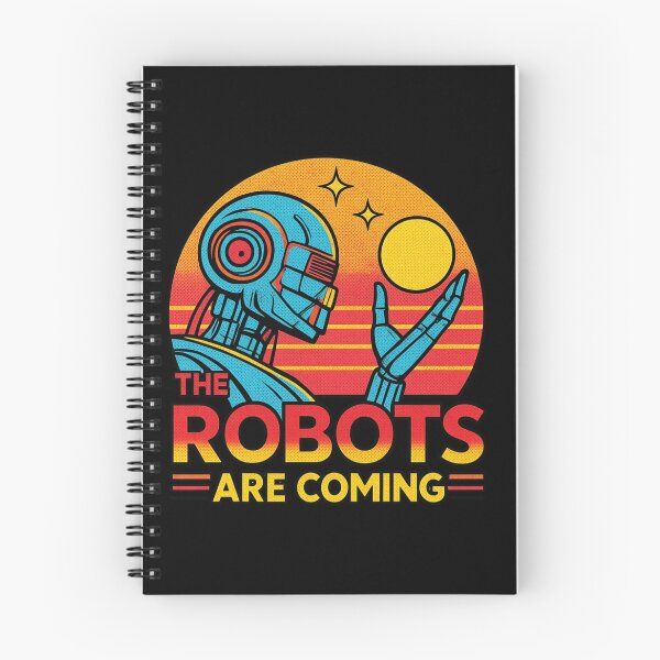 Item preview, Robot The Bots Are Coming AI Sci Fi Futuristic Android AI Tech Graphic Tee designed and sold by TEEJAMBOREE.